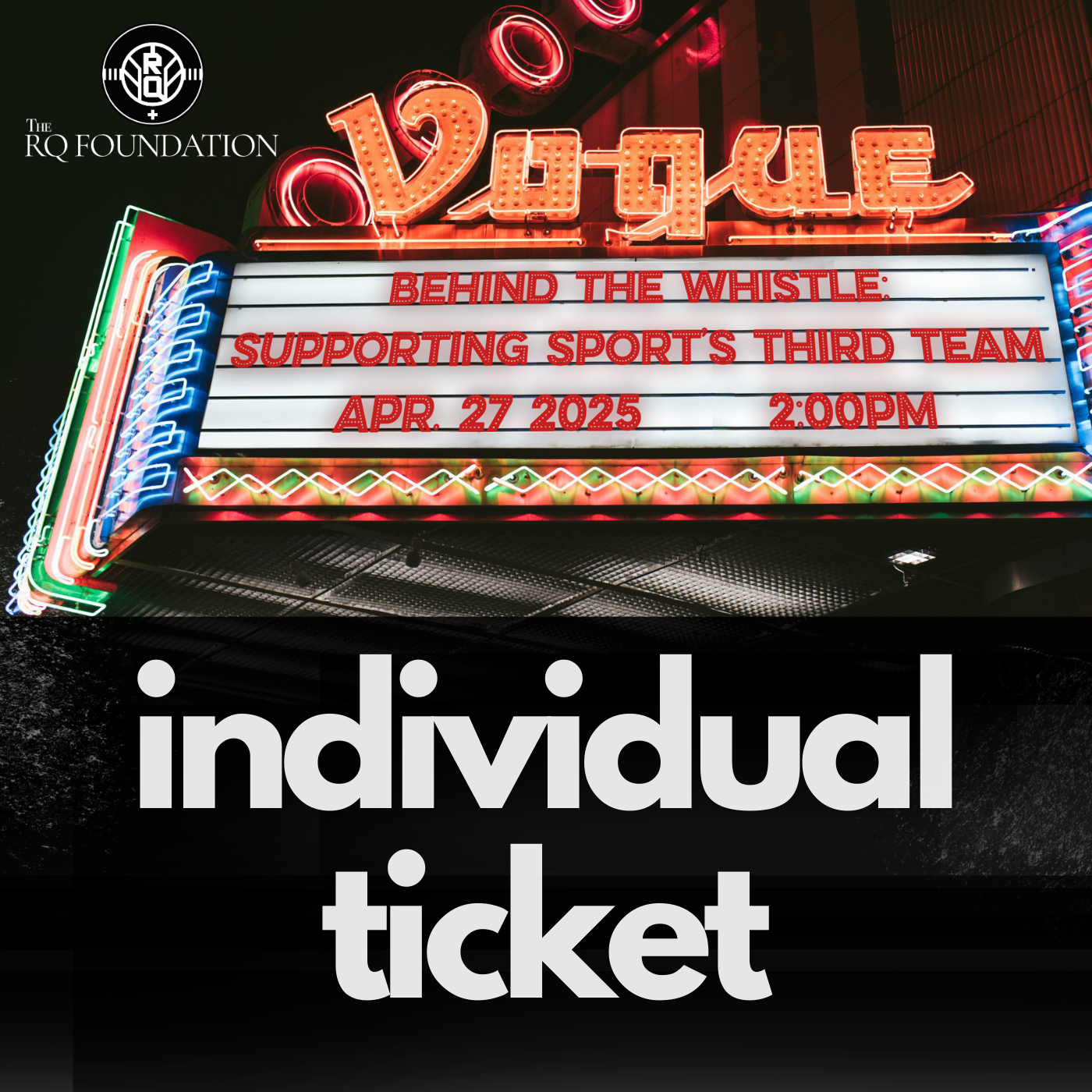 Individual Ticket